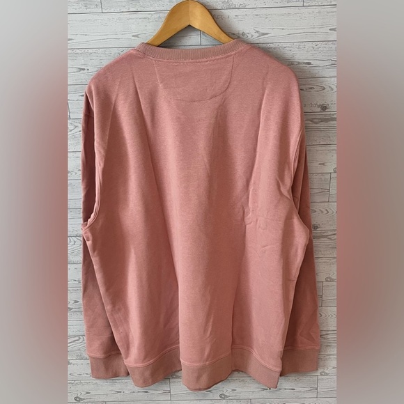 Good Counsel Men's 2XL King Crewneck Long Sleeve With Zips Sweater Pink - Picture 7 of 7